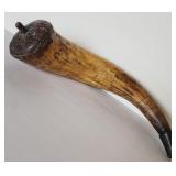 Antique Primitive Powder Horn