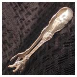 Whiting Sterling King Edward Sugar Tongs