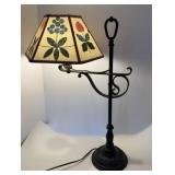 Vintage Adjustible Iron Bridge Type Table Lamp