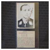 Signed Photo. WWII German Officer Major Rudorffer