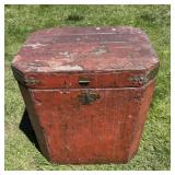 Large Antique Chinese Lacquered Storage Box