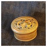 Antique Miniature Asian Bronze Box