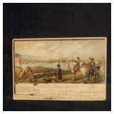 Antique Patriotic Postcard with Undivided Back