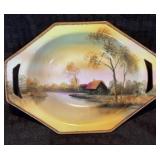Antique 'Noritake' Hand Painted Porcelain Dish