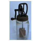 Antique "Dazey Churn Mfg. Co." Glass, Wood & Metal