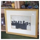 Original 1927 Pen & Ink Baseball Cartoon Sgd "TAD"