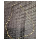 14K gold necklace ï¿½ 18 inches