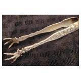 Antique 'Whiting' Sterling 'Dresden'  BonBon Tongs