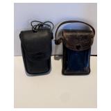 Two (2) Cameras in original leather holders: