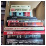 Box lot of Vintage Books - 20th Century Military