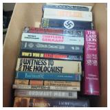 Box lot of Vintage Books - 20th Century Military