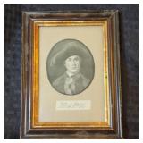 Anique Enraving - John Paul Jones after C.W. Peale