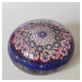 Antique Millifiori Art Glass Paperweight