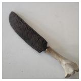 Antique Dag Knife / Trade Dagger - Iron & Bone
