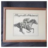 Original 'Ted Carroll' Drawing - 'Majestic Prince'