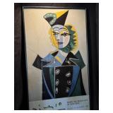 Framed 'Pablo Picasso' Exhibit Poster - Montreal