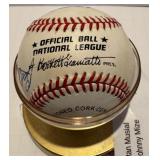 Signed Baseball official ball National League Rawn
