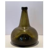 Antique 17th / 18th Century Glass Onion Bottle