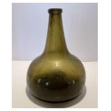 Antique 17th / 18th Century Glass Onion Bottle