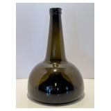 Antique 17th / 18th Century Glass Onion Bottle
