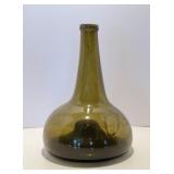Antique 17th / 18th Century Glass Onion Bottle