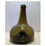 Antique 17th / 18th Century Glass Onion Bottle