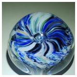Fine 'Jamie Sherman' Art Glass Paperweight