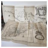 Lot of 2 Antique Maps of Carolina & Charleston, SC