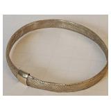 Italian 10K Yellow Gold Spring Mesh Bracelet