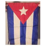 Antique Silk Cuba Independence Flag - From 1902