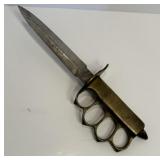 WWI U.S. Brass Trench Knuckle Knife