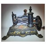 Rare Shaw & Clark Cast Iron Hydrant Sewing Machine