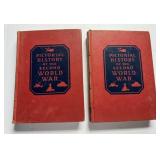 Rare 2 Book Set Pictorial History Second World War