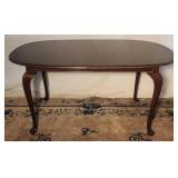 Fine Cherry Queen Anne Extension Dining Table