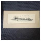 Original "Ted Carroll" Drawing - East Hampton, L I