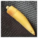 Antique Natural Horn Needle Case / Pendant