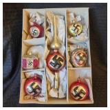 Surreal Nazi 7 pc. Glass Christmas Ornament Set