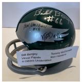 Philadelphia Eagles mini-helmet signed by 8 Philad