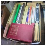 Box lot of Vintage Books - Clocks / Watches