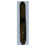 Antique Japanese Bronze Letter Opener