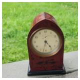 Antique "Poole" Battery Op. Beehive Shelf Clock