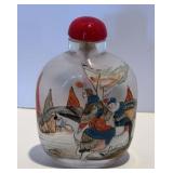 Chinese Scenic Reverse Painted Glass Snuff Bottle