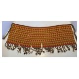 Vintage Dibul Kouana Beaded Apron from Cameroon