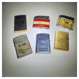 6 Lighters ï¿½ 1 Camel Cigarettes,