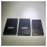 3 Zippo lighters mint in box ï¿½ 2 are Vietnam Vet