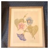 'H. Grieshaber' Painting - 'Morning Glories'