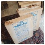5 Never Cabinet Installed Roll-Out-Trays