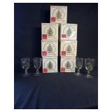 Vintage 28 Spode " Christmas Tree " Goblets