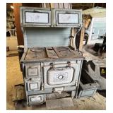 Antique "Home Comfort" Enameled Iron Cook Stove