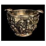 "Valmazan" MCM Brutalist Bowl / Ashtray Silver